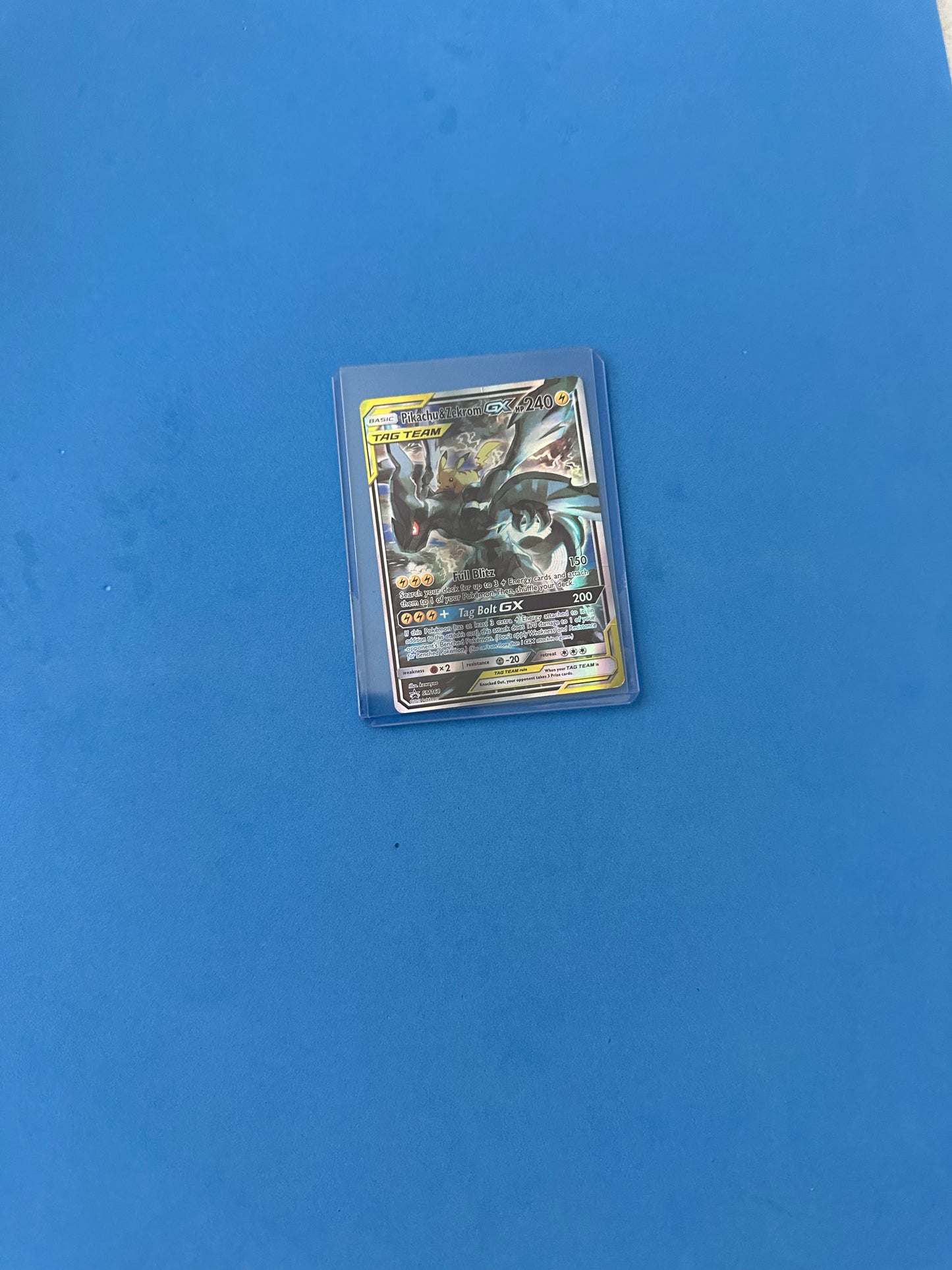 Pikachu and Zekrom GX Tag Team